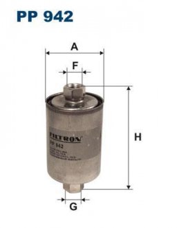 Фильтр топливный Filtron(WF8160) WIX - Filtron WIX FILTERS PP 942