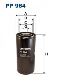 Фильтр топливный Filtron(33690E) WIX - Filtron WIX FILTERS PP 964