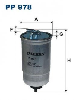 Фильтр топливный Filtron(WF8304) WIX - Filtron WIX FILTERS PP 978