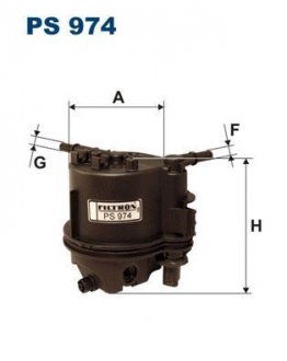 Фильтр топливный (WF8302) - WIX FILTERS PS 974 (фото 1)