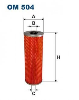 Масляний фільтр FILTRON WIX FILTERS OM 504