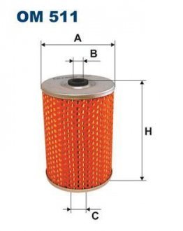 Фильтр масляный Filtron(WL7025) WIX - Filtron WIX FILTERS OM 511