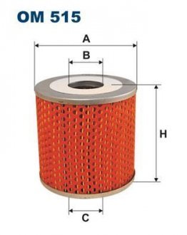 Масляний фільтр FILTRON WIX FILTERS OM 515