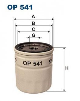 Фильтр масляный Filtron(WL7087) WIX - Filtron WIX FILTERS OP 541