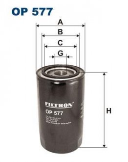 Фильтр масляный Filtron(92027E) WIX - Filtron WIX FILTERS OP 577