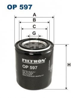 Масляний фільтр FILTRON WIX FILTERS OP 597