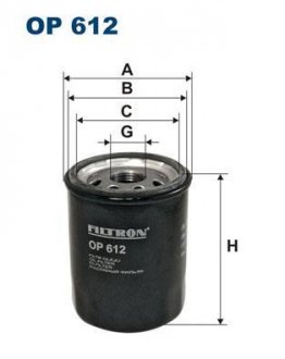 Фильтр масляный Filtron(WL7166) WIX - Filtron WIX FILTERS OP 612