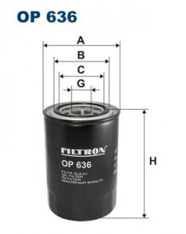 Фильтр масляный Filtron(WL7199) WIX - Filtron WIX FILTERS OP 636