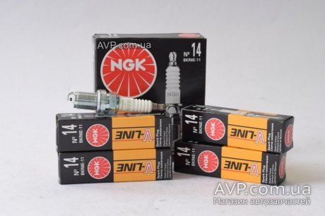 Свечи NGK-14 (4шт.) NGK Spark Plug BKR6E-11