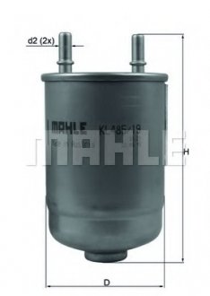 Фильтр топливный FILTERS MAHLE KL485/19D (фото 1)