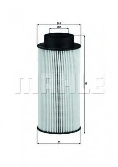 Фильтр топливный FILTERS MAHLE KX182/1D (фото 1)