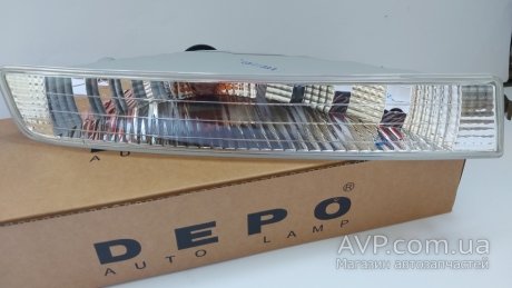 Показник поворота білий правий, без патрона -7/06 DEPO 442-1601R-AE