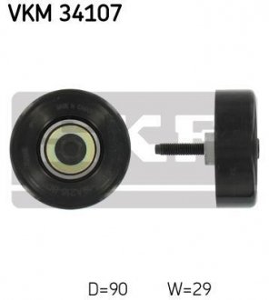 Натяжной ролик, поликлинового ремня (Пр-во) VKM 34107 SKF VKM34107