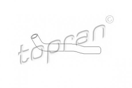 Шланг резиновый системы охлаждения TOPRAN 101452 (фото 1)