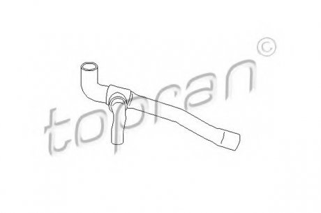 Шланг резиновый системы охлаждения HANS PRIES TOPRAN 109009