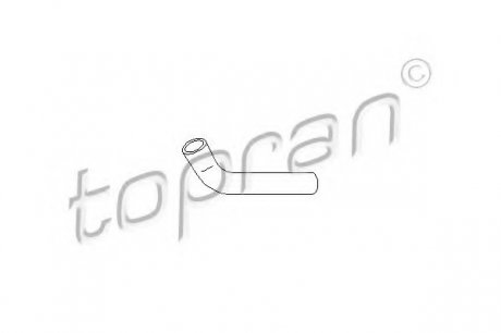 Шланг резиновый системы охлаждения TOPRAN 100218 (фото 1)