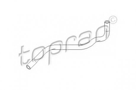 Шланг резиновый системы охлаждения TOPRAN 103002 (фото 1)
