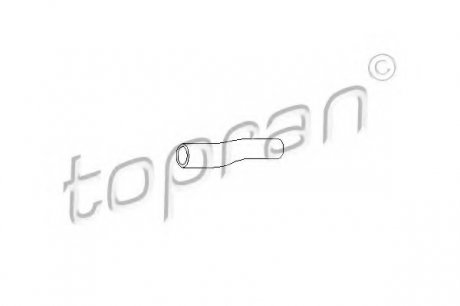 Шланг гумовий системы охлаждения TOPRAN 101454 (фото 1)