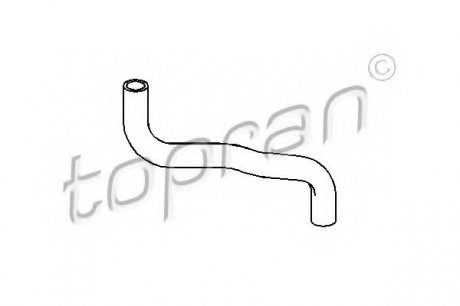 Шланг резиновый системы охлаждения TOPRAN 100215 (фото 1)