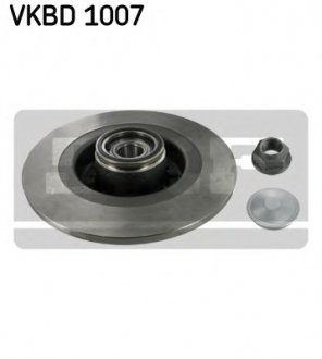 Тормозной диск с подшипником SKF VKBD1007