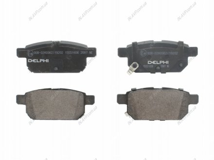 Колодки тормозные дисковые Delphi LP2687 (фото 1)