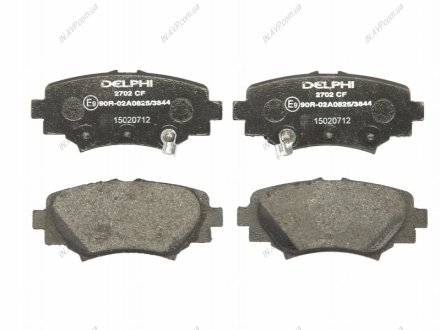 Колодки тормозные дисковые Delphi LP2702 (фото 1)