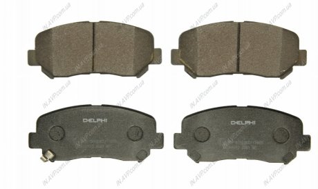 Колодки тормозные дисковые Delphi LP2481