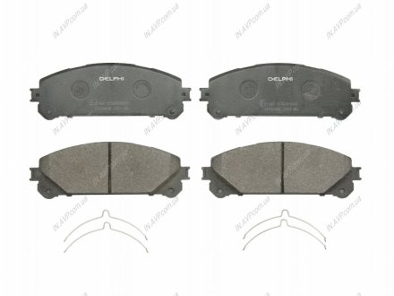 Колодки тормозные дисковые Delphi LP2201