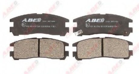 Колодки тормозные дисковые ABE C25003ABE