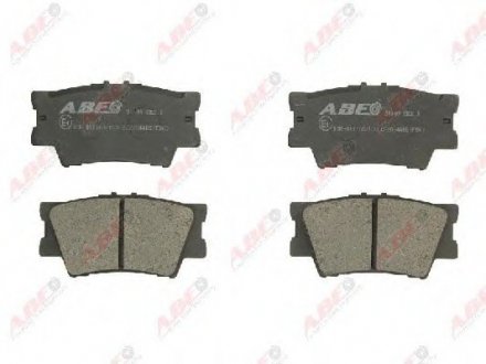 Колодки тормозные дисковые ABE C22034ABE
