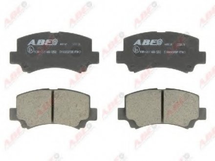 Колодки тормозные дисковые ABE C18002ABE (фото 1)