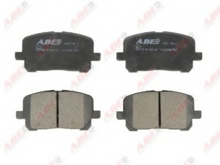 Колодки тормозные дисковые ABE C12102ABE (фото 1)