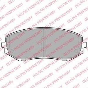 Колодки тормозные дисковые Delphi LP2001 (фото 1)