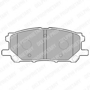 Колодки тормозные дисковые Delphi LP1823 (фото 1)