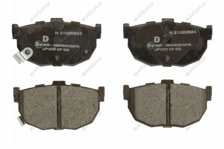 Колодки тормозные дисковые Delphi LP1073 (фото 1)