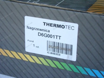 Радиатор печки THERMOTEC D6G001TT (фото 1)