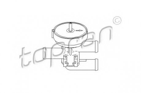 Клапан печки HANS PRIES TOPRAN 206241