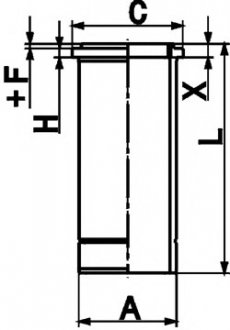 Гильза цилиндра KS Kolbenschmidt 89846110