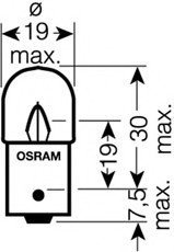 Автолампа 5W OSRAM 5627TSP (фото 1)