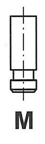 Клапан впускний MB 4917/SCR IN R4917/SCR Freccia R4917SCR (фото 1)