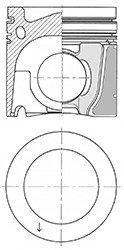 Поршень KS Kolbenschmidt 41088600