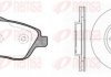 Комплект: 2 диска+ 4 колодки гальмівних REMSA 8774.03