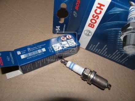 Свеча зажигания FR6KPP33X+ DOUBLE PLATINUM (SUZUKI,TOYOTA) 4шт. BOSCH 0242240860 (фото 1)