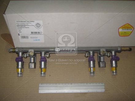 Топливопровод ГАЗ дв.4216 ЕВРО-3 (рампа, с форсунками) PEKAR 4216.1104010-06 (фото 1)