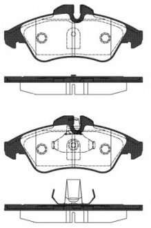 Колодка торм. MB SPRINTER 2-t (901, 902) (02/95-05/06) передн. REMSA 0578.10