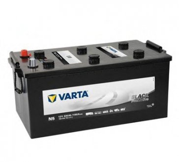 Аккумулятор 220Ah-12v PM Black(N5) (518х276х242),L,EN1150 Varta 720 018 115