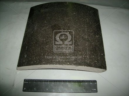 Накладки торм. КАМАЗ ЕВРО сверл. комплект с заклепками Трибо 6520-3501105 (фото 1)