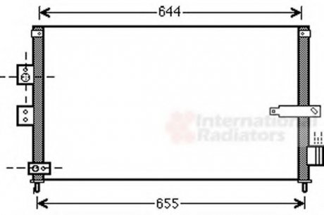 Радиатор кондиционера HONDA CIVIC VIII (FA, FD) (05-) Van Wezel 25005223 (фото 1)