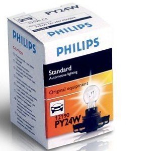 Лампа накаливания PY24W 12V 24W PGU20/4 HIPERVISION Philips 12190NAC1 (фото 1)
