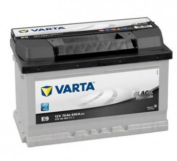 Аккумулятор 70Ah-12v BLD(E9) (278x175x175),R,EN640 Varta 570 144 064 (фото 1)